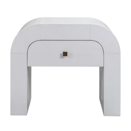 Hump White Nightstand
