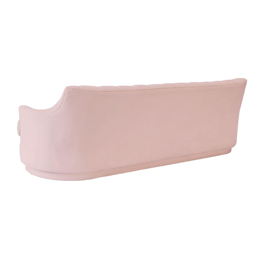 Peyton Blush Velvet Sofa
