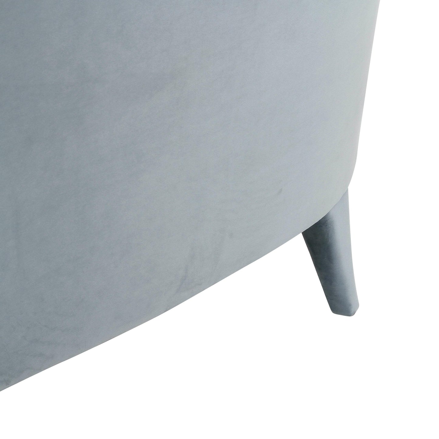 Naya Sea Blue Velvet Loveseat