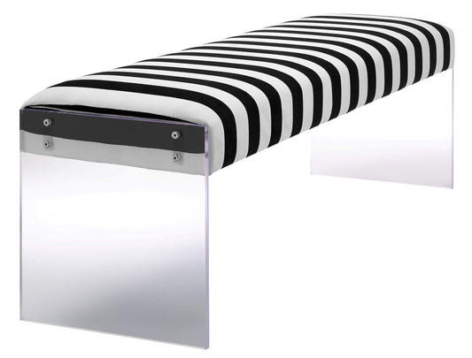 Envy Paris Velvet/Acrylic Bench