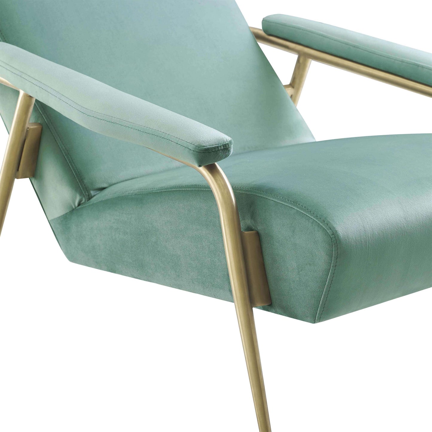 Abbey Mint Green Velvet Chair