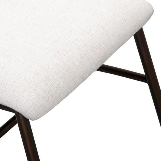 Bushwick Flax Upholstered Dining Chair (Set of 2)