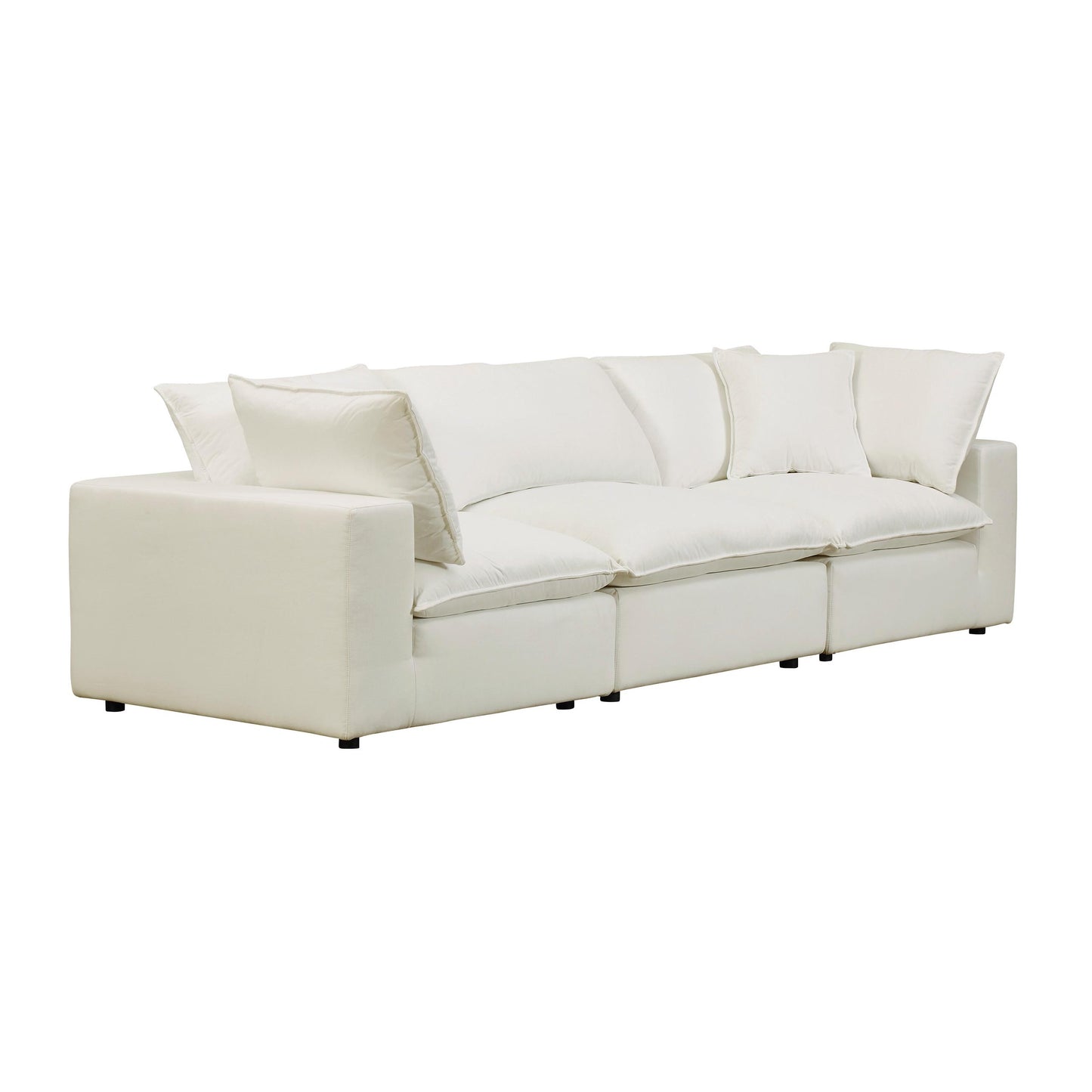Cali Natural Modular 3 Piece Sofa