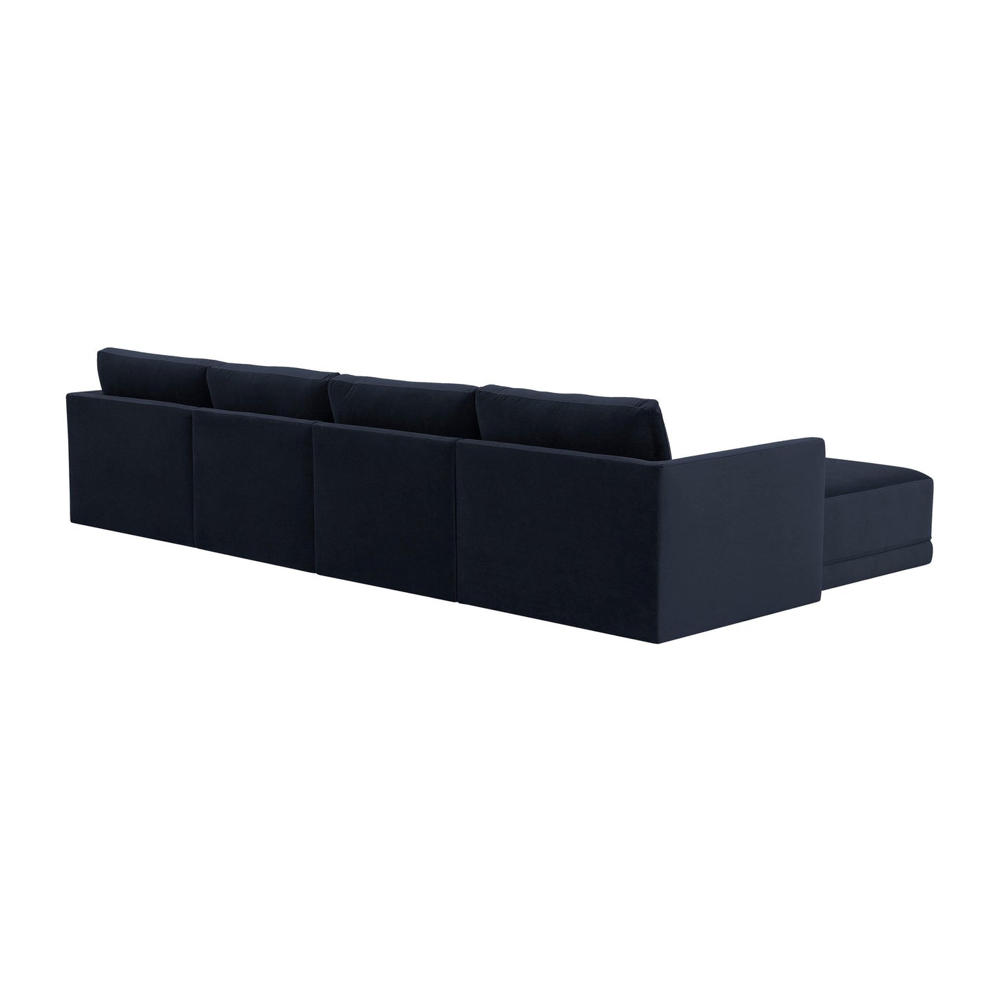 Willow Navy Modular 6 Piece U Sectional