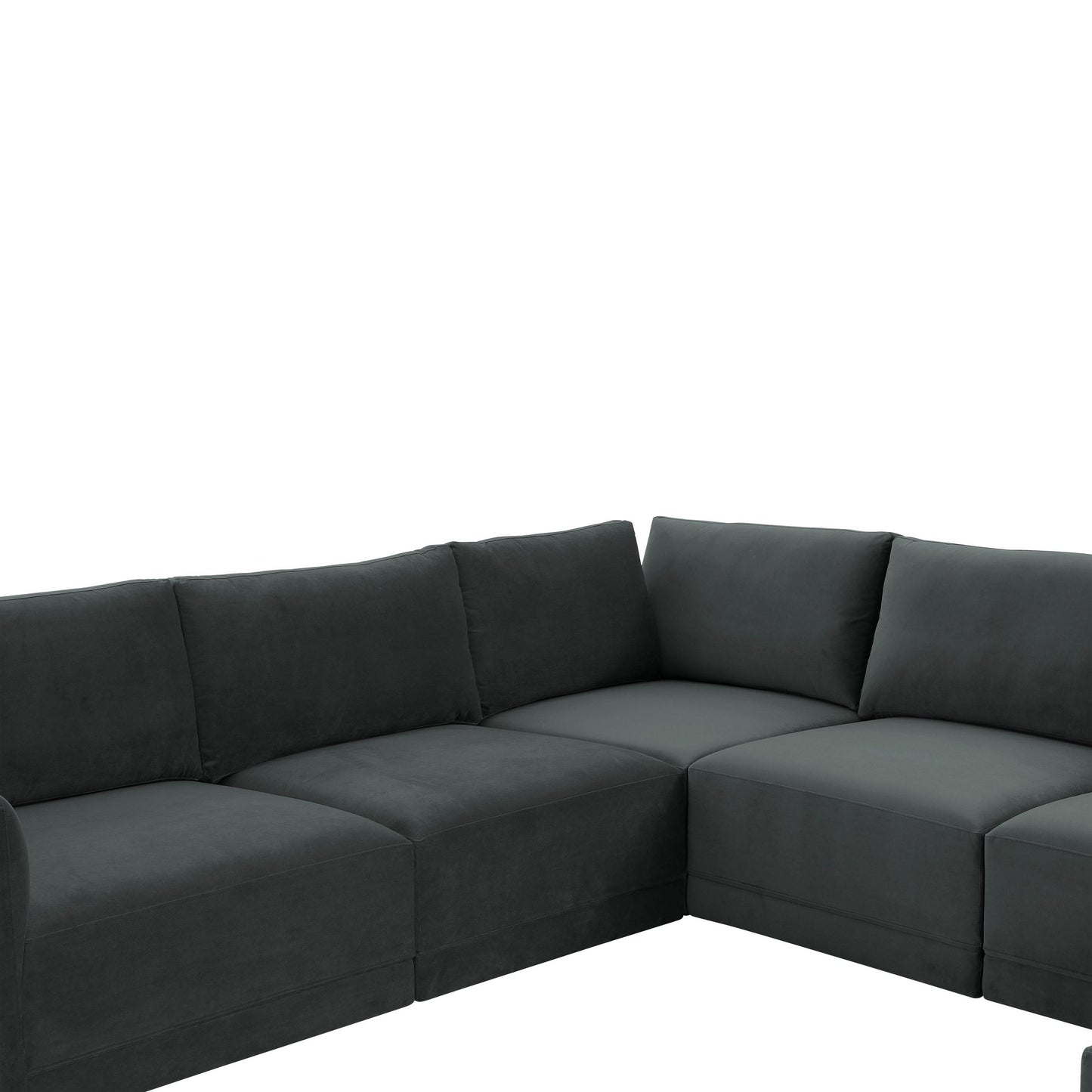 Willow Charcoal Modular 7 Piece Large Chaise Sectional