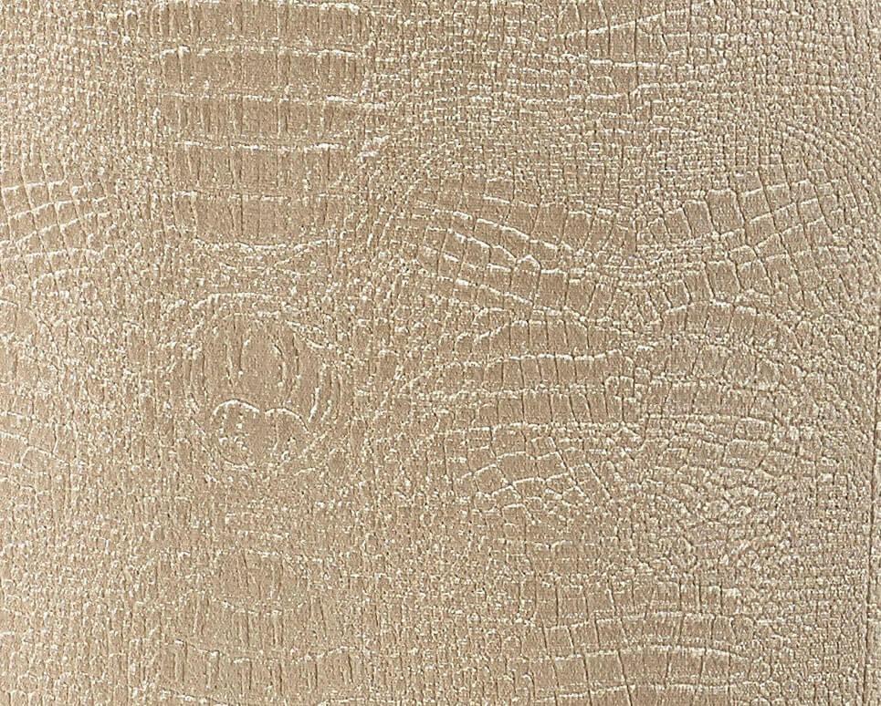 Gramercy Gold Croc Velvet Wing Chair