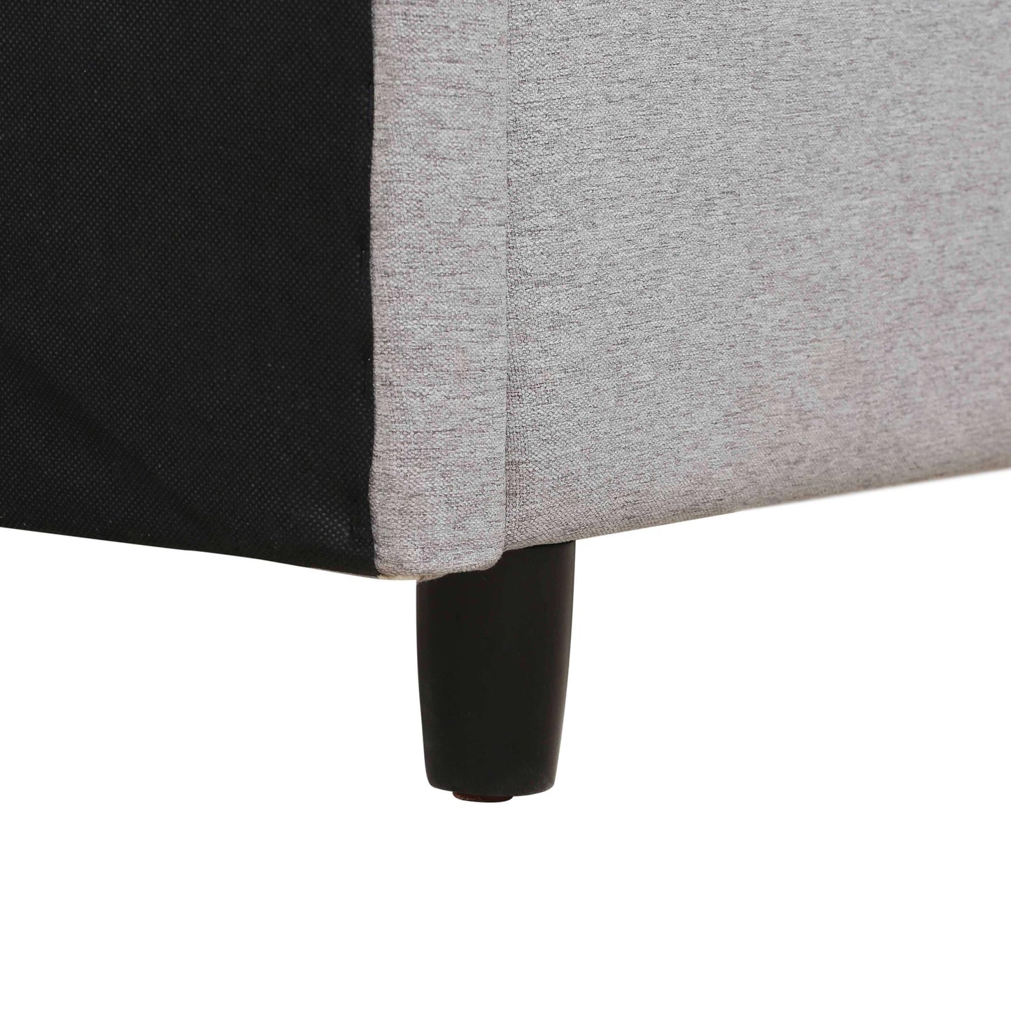 Edgar Grey Storage Bed in King