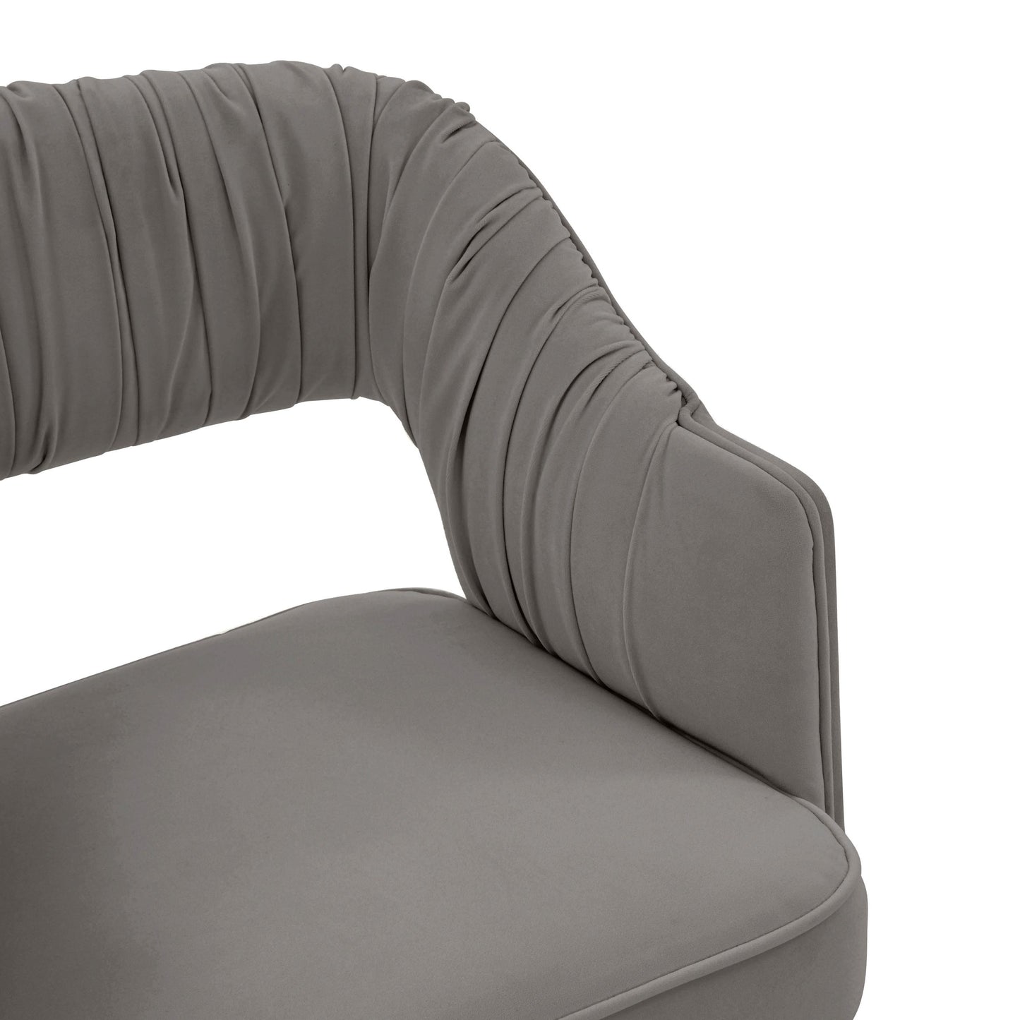 Zora Grey Velvet Dining Chair