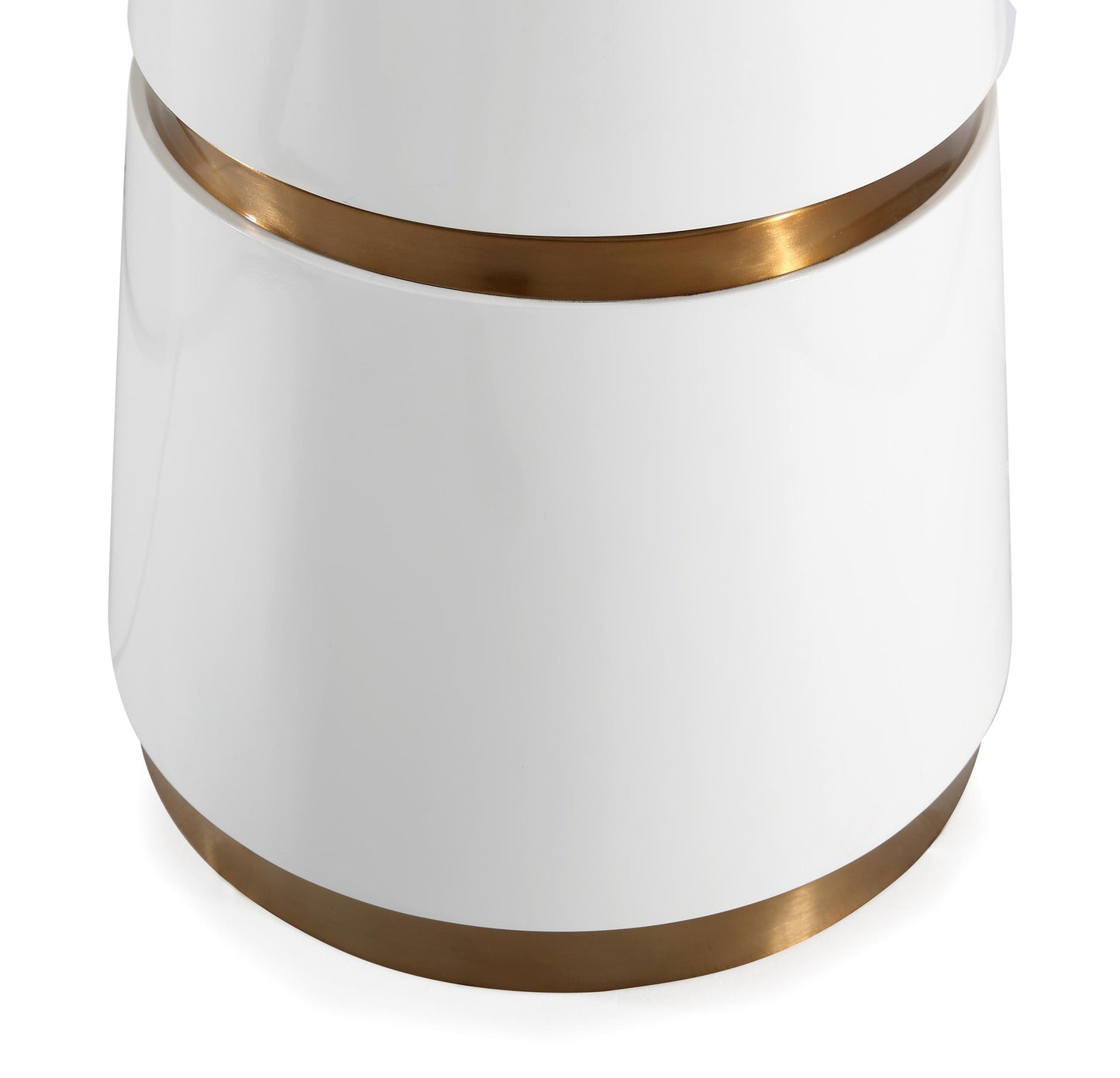 Rosa White 47" Round Dining Table