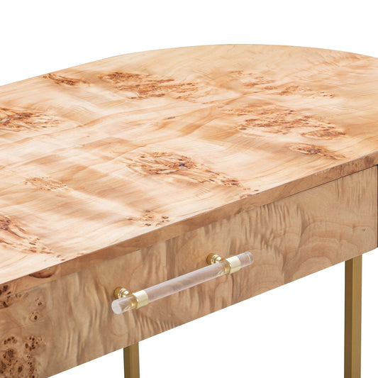 Brandyss Natural Burl Console / Desk