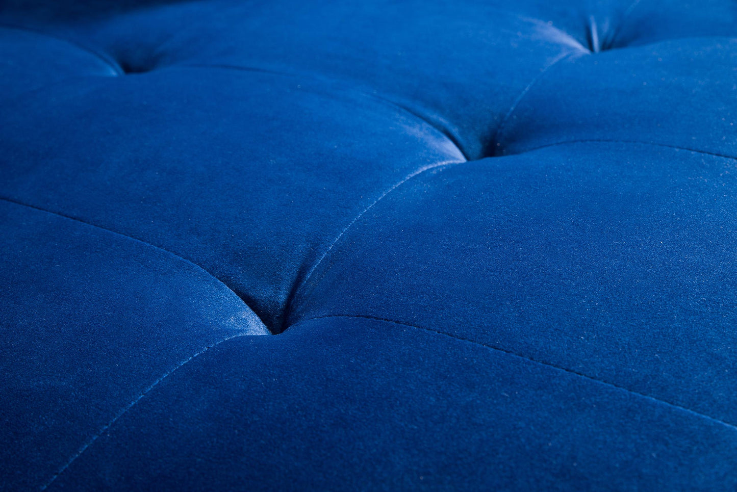 Como Navy Velvet Sectional LAF