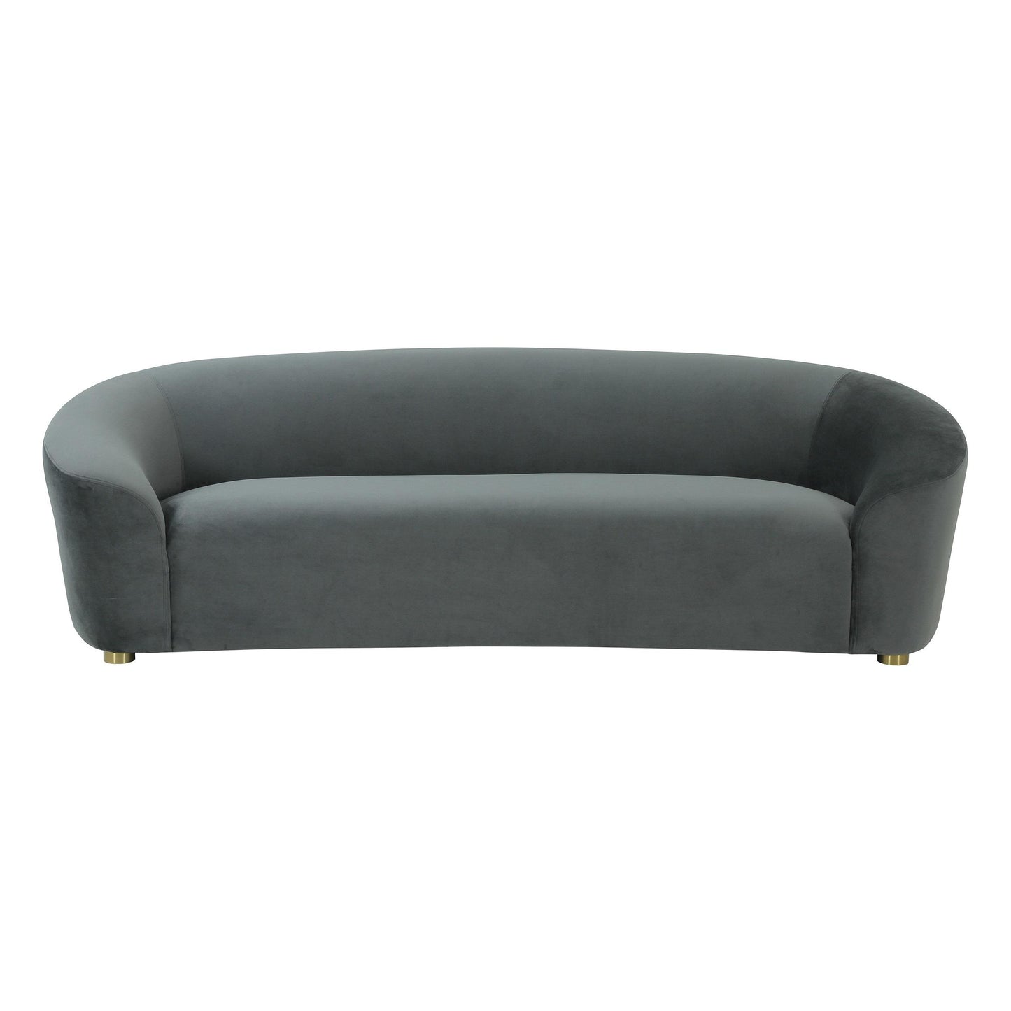 Serenity Grey Velvet Sofa