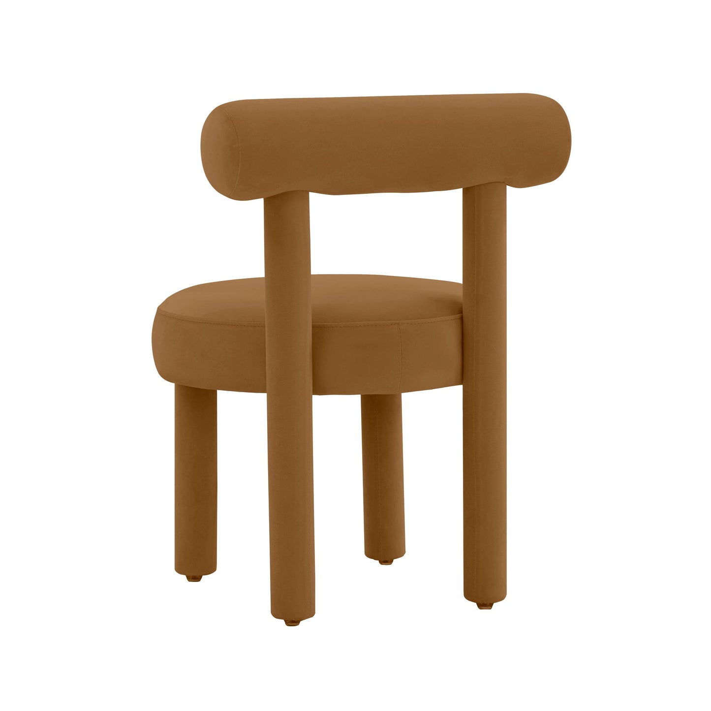 Carmel Cognac Velvet Chair