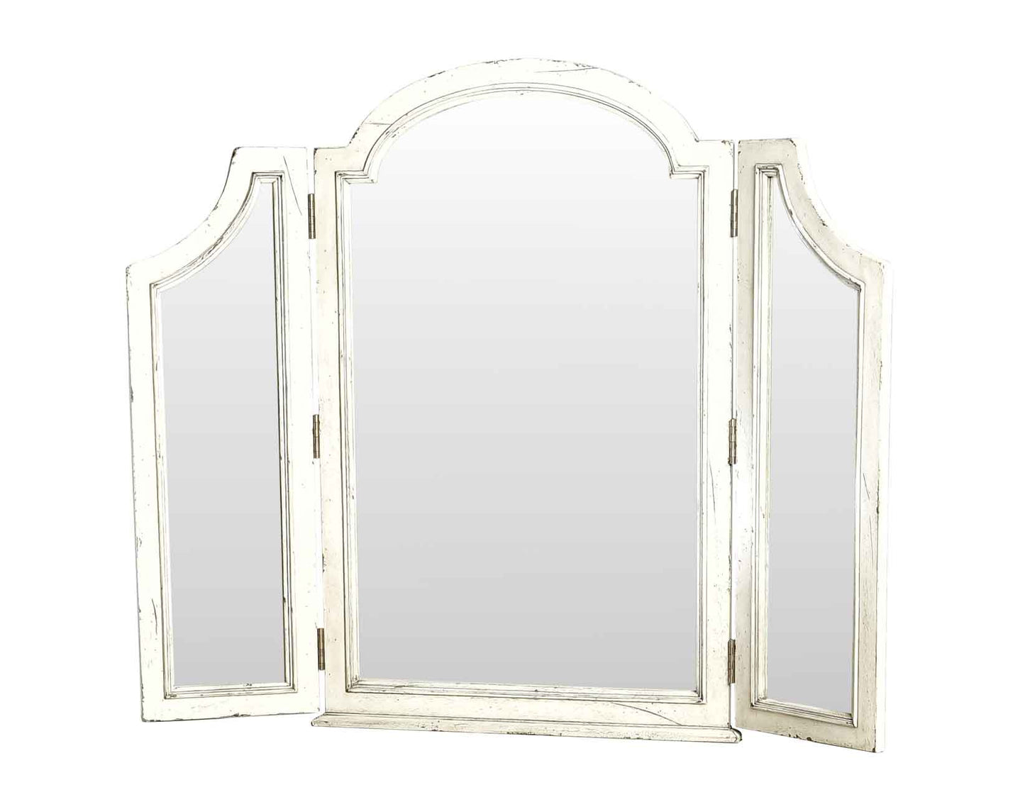 Highland Park Vanity Mirror, Cathedral White