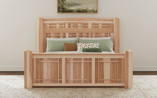 KING ARCH PANEL BED