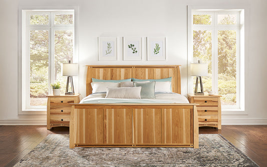 QUEEN PANEL BED
