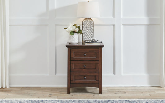 3-DRAWER NIGHTSTAND
