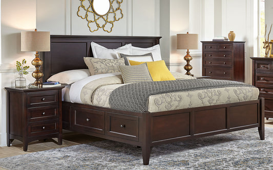 CAL KING STORAGE BED