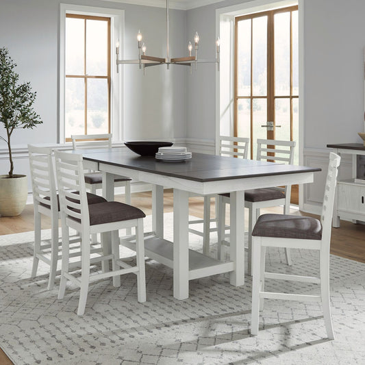 Brook Bay - 7 Piece Gathering Trestle Table