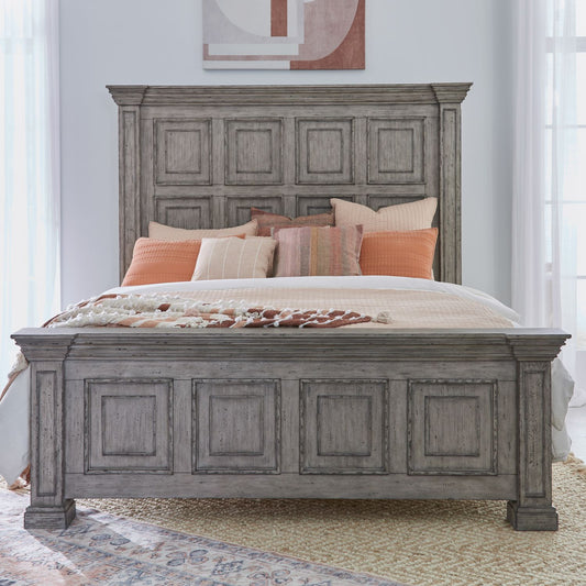 Big Valley - King California Panel Bed