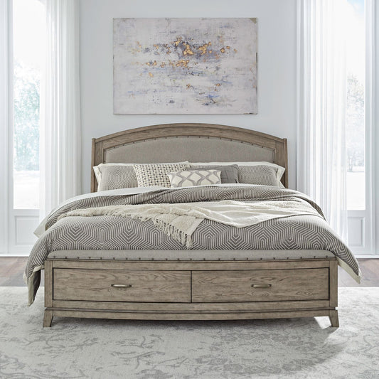 Avalon - King Uph Storage Bed