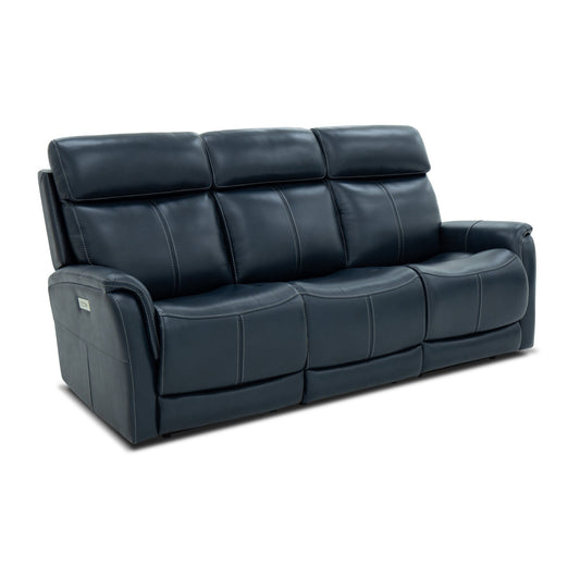 View Power Reclining Sofa with Console, Power Headrests & Lumbar