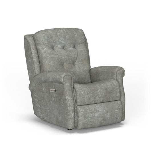 Minnie Fabric Power Recliner with Power Headrest