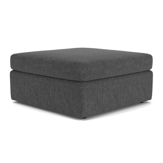 Sky Fabric Square Cocktail Ottoman