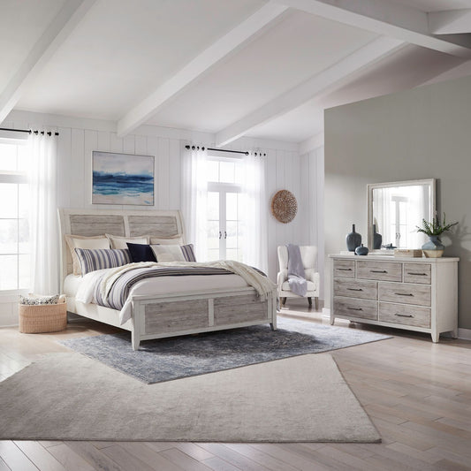 Backroads - King Sleigh Bed, Dresser & Mirror