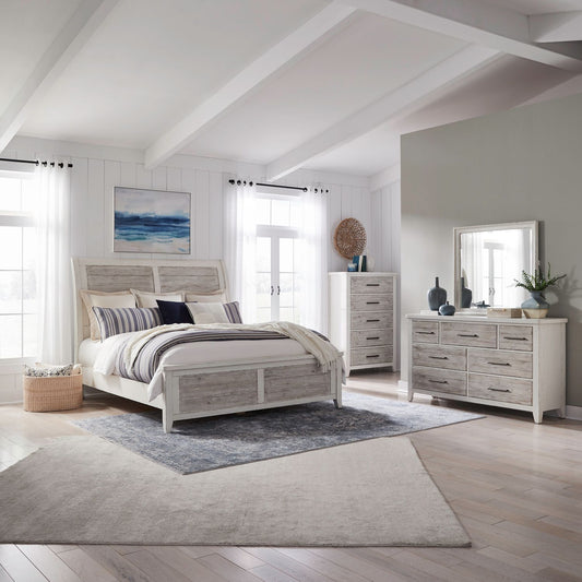 Backroads - Queen Sleigh Bed, Dresser & Mirror, Chest