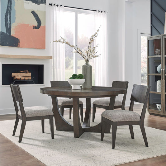 Cascade Falls - Opt 5 Piece Pedestal Table Set