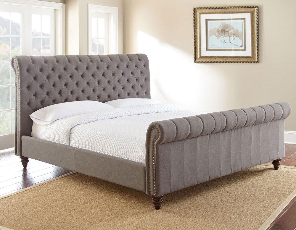 Swanson King Gray UpholsteredHeadboard
