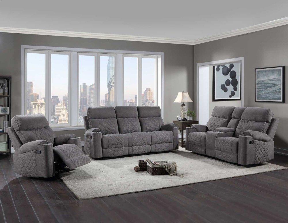 Crawford 3-Piece Manual Motion Set (Sofa, Loveseat & Chair)