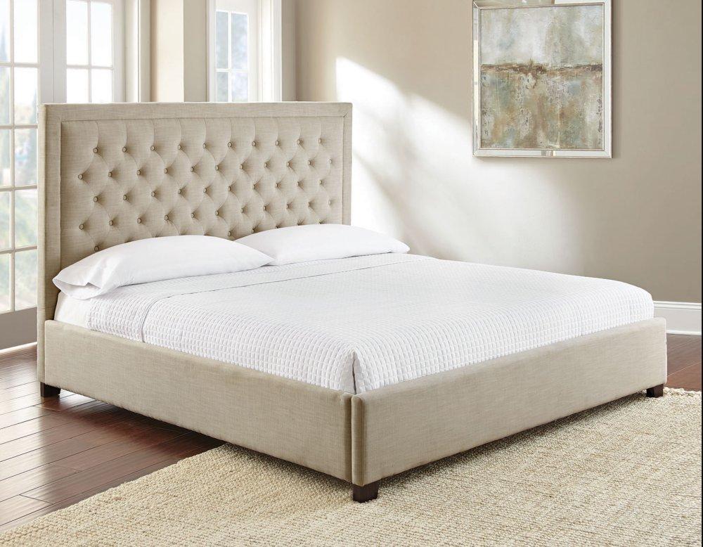 Isadora King Sand UpholsteredHeadboard