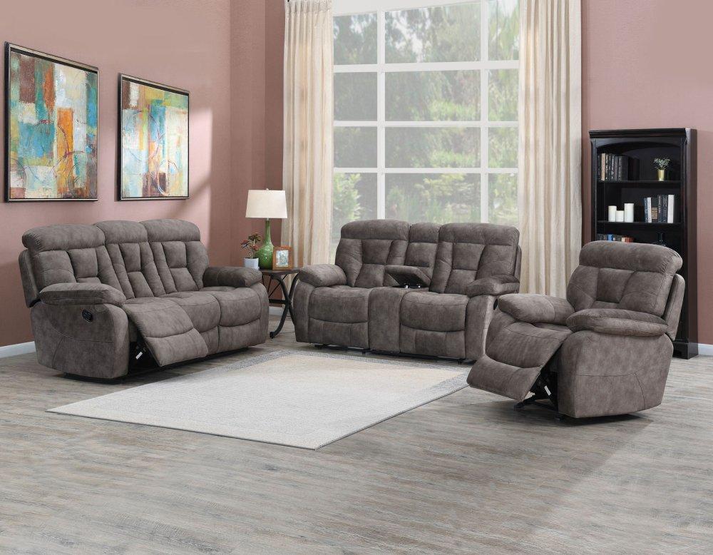 Bogata 3 Piece Manual Motion Set (Sofa, Loveseat & Chair)