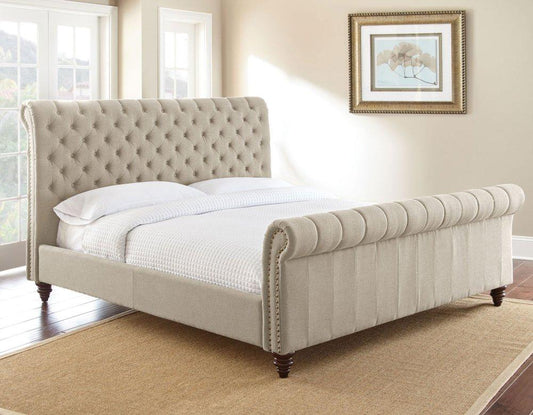Swanson King Sand UpholsteredHeadboard