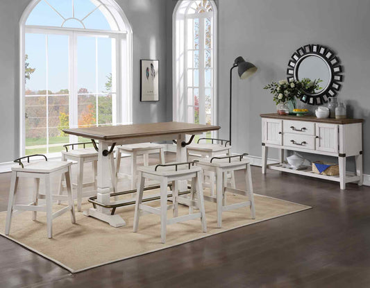 Pendleton 5-Piece Counter Dining Set (Counter Table & 4 Counter Stools)