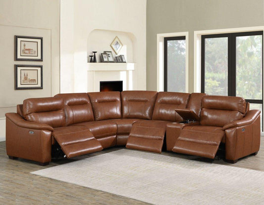 Casa Sectional Dual-Power Right Arm Recliner - Coach