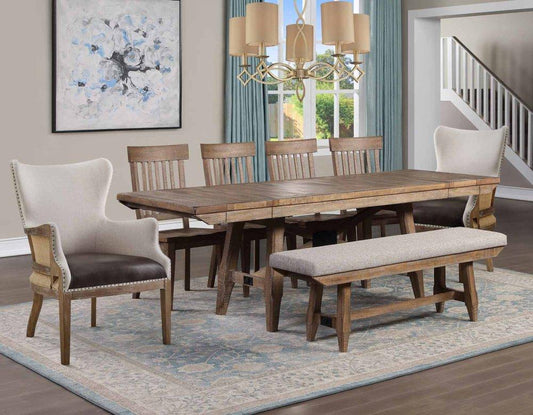 Riverdale 7-Piece Dining Set (Dining Table , 4 Side Chairs & 2 Captains Chairs)