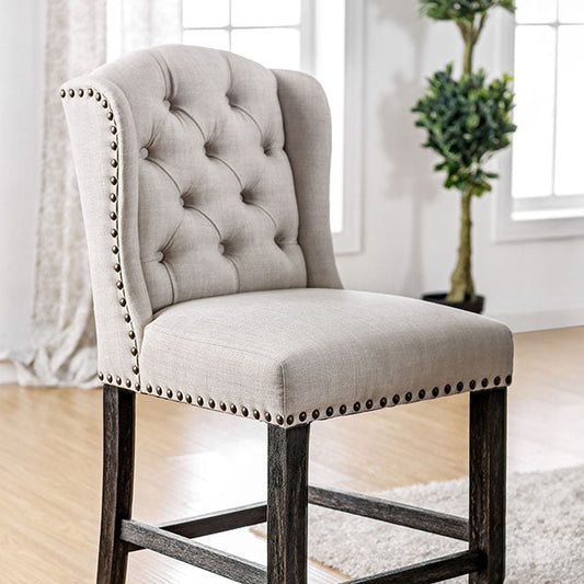 Sania-Counter Ht. Wingback Chair (2/Box)