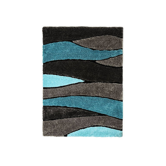 Winnipeg-5' X 7' Gray & Blue Area Rug