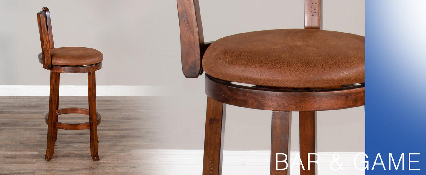 30"H Swivel Barstool