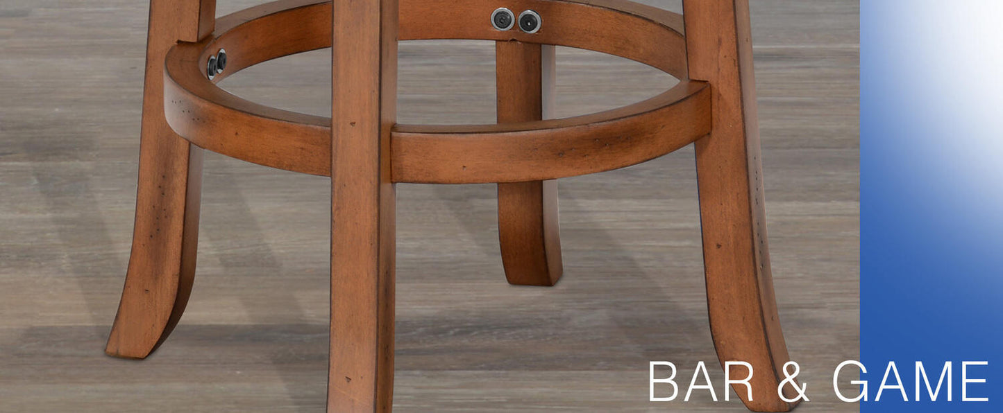 24"H Swivel Barstool