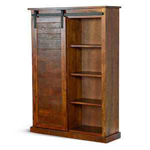 Bookcase w/ Barn Door