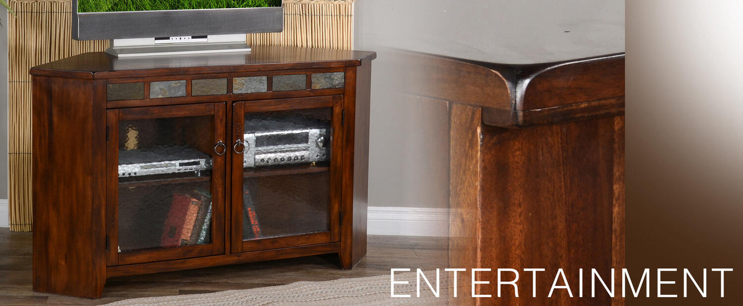 Santa Fe 55 Corner TV Console