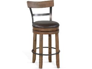 30"H Swivel Barstool