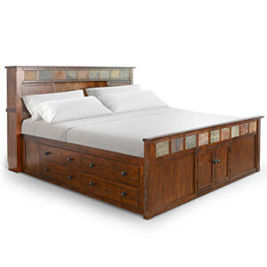 Santa Fe Eastern King Storage Bed