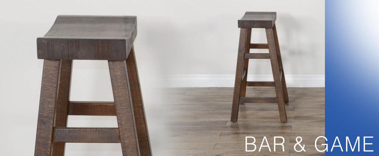 30"H Saddle Seat Stool