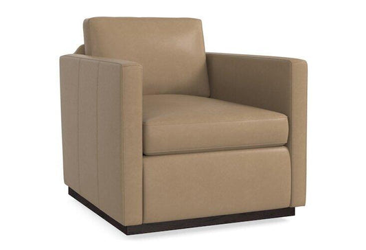 Myles Leather Swivel Chair