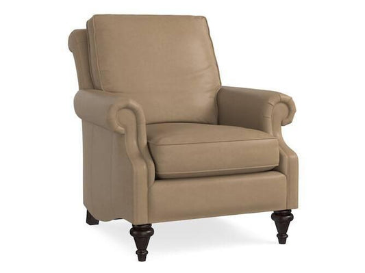 Oxford Leather Accent Chair